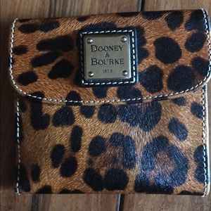 Dooney & Bourke leopard wallet